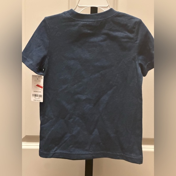 Carters Toddler Boys Three Assorted Styles Graphic T-Shirts & One Pocket Henley - Picture 9 of 16